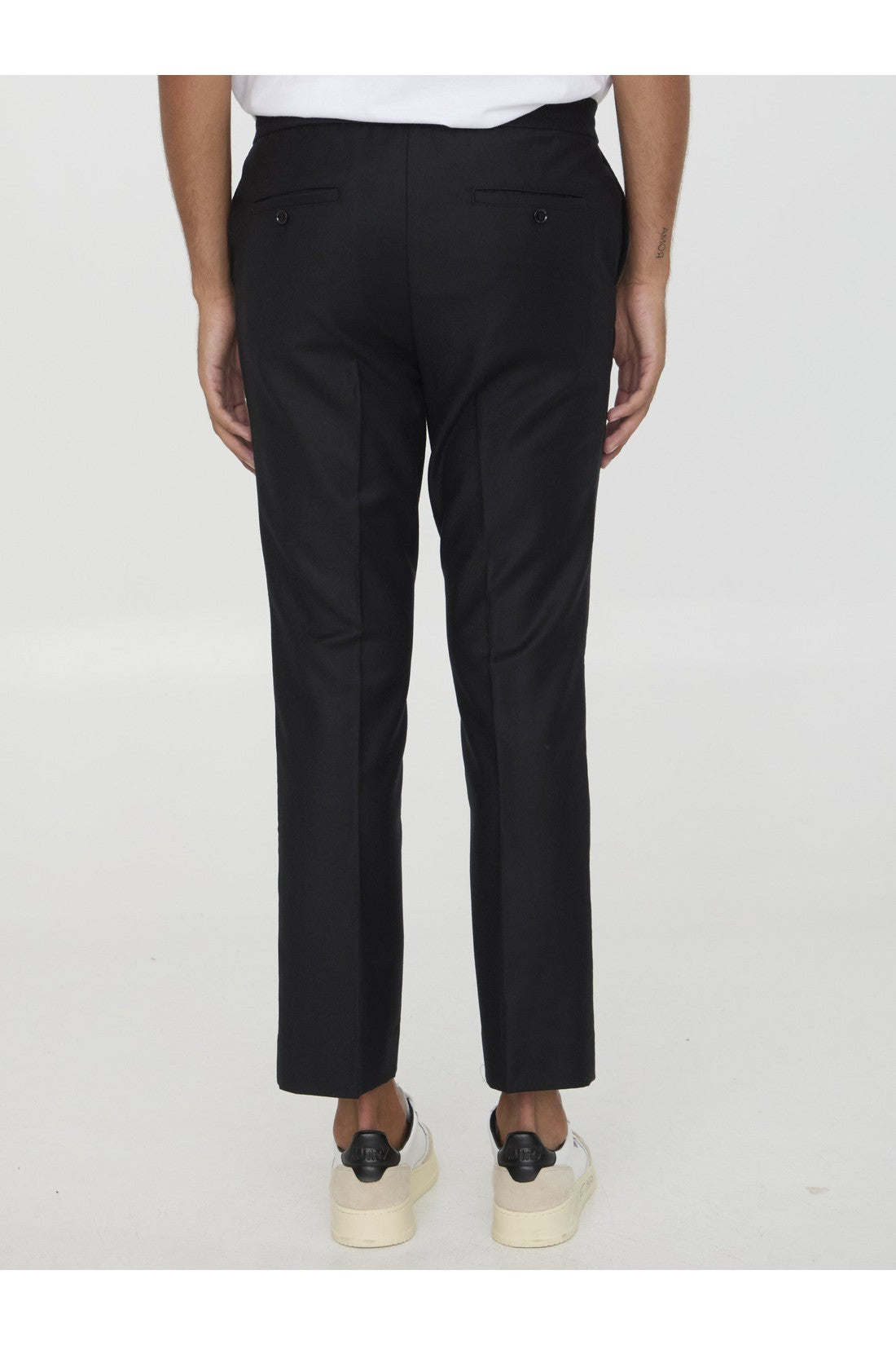 AMI PARIS-OUTLET-SALE-Wool trousers-ARCHIVIST