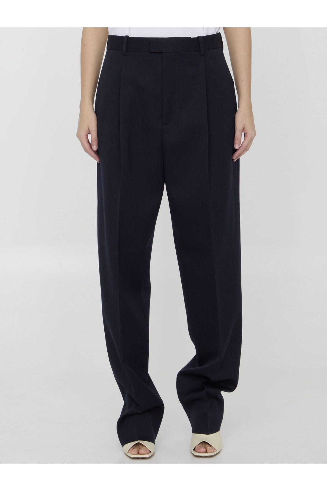 BOTTEGA VENETA-OUTLET-SALE-Wool trousers-ARCHIVIST