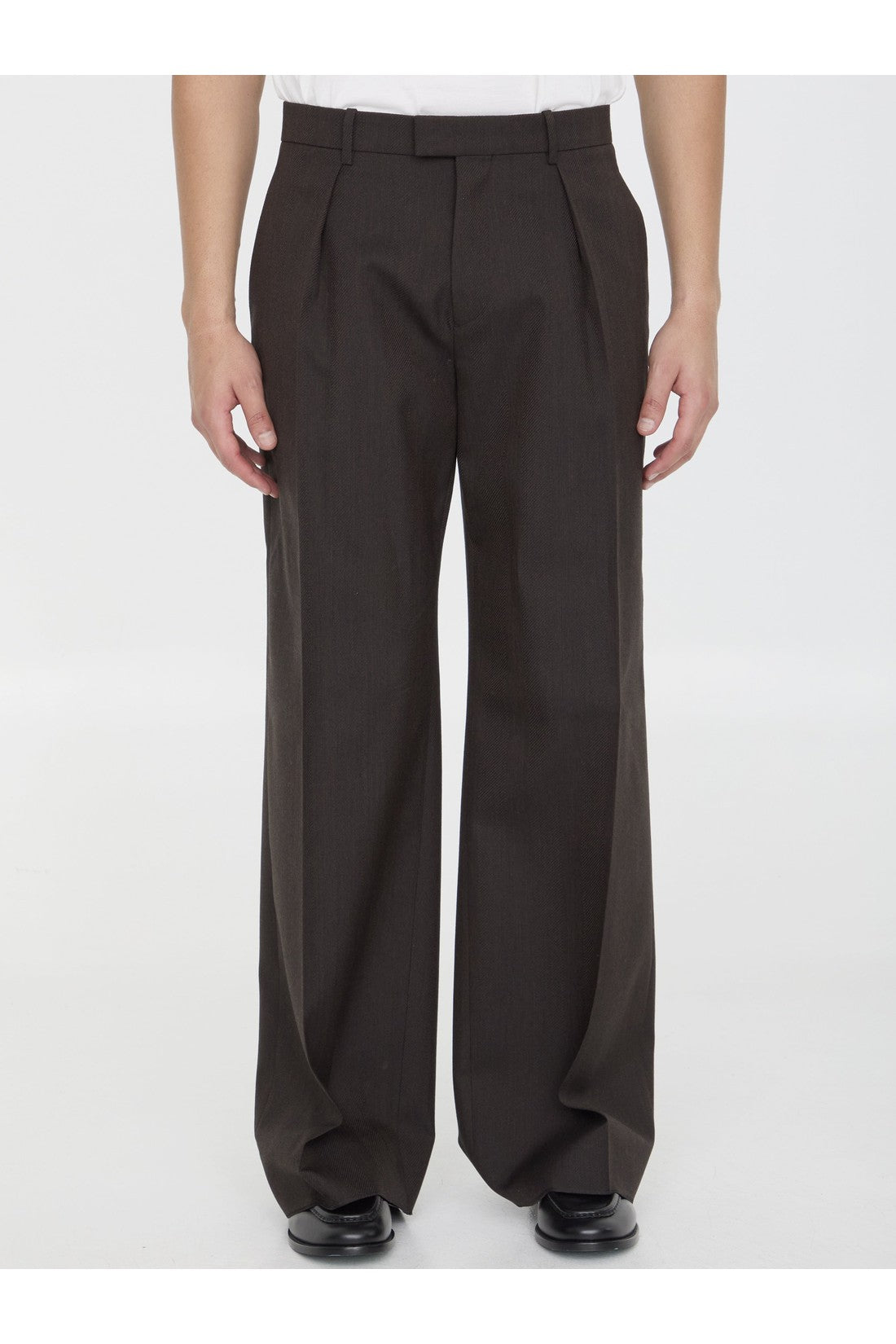 BURBERRY-OUTLET-SALE-Wool trousers-ARCHIVIST