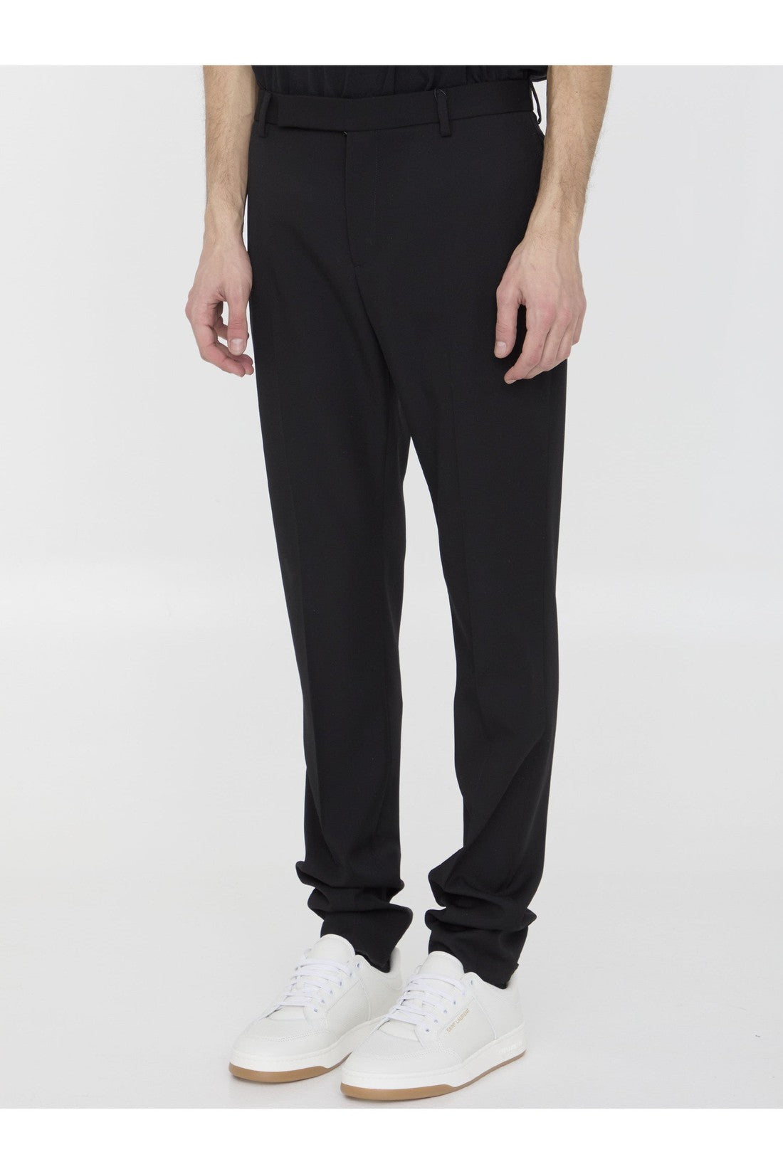 SAINT LAURENT-OUTLET-SALE-Wool trousers-ARCHIVIST