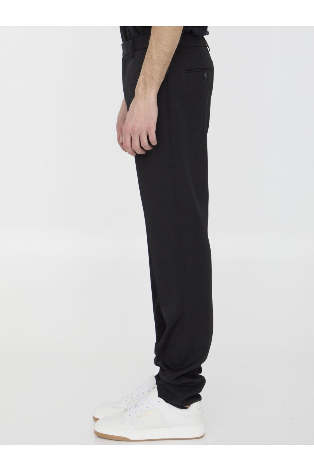 SAINT LAURENT-OUTLET-SALE-Wool trousers-ARCHIVIST