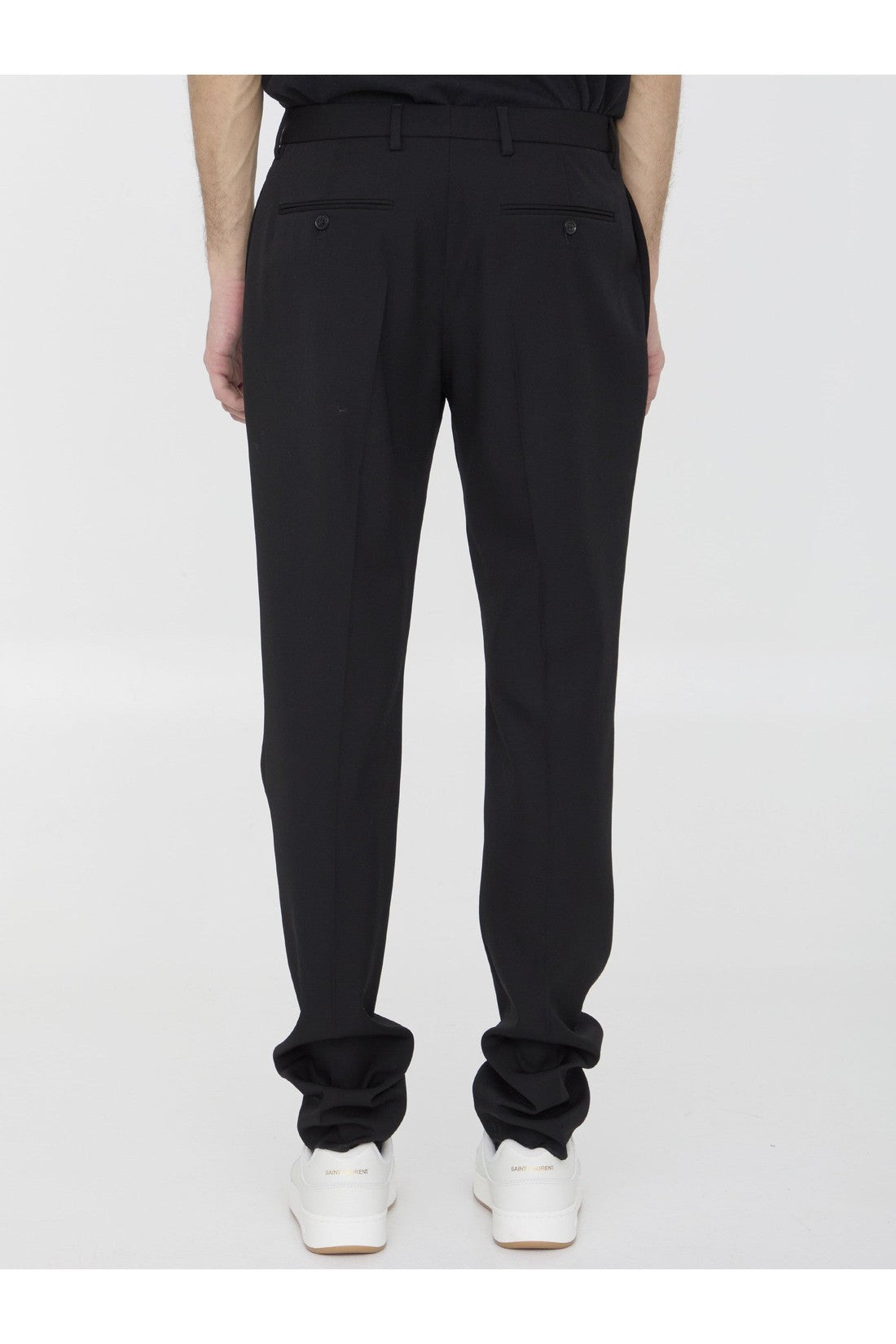 SAINT LAURENT-OUTLET-SALE-Wool trousers-ARCHIVIST