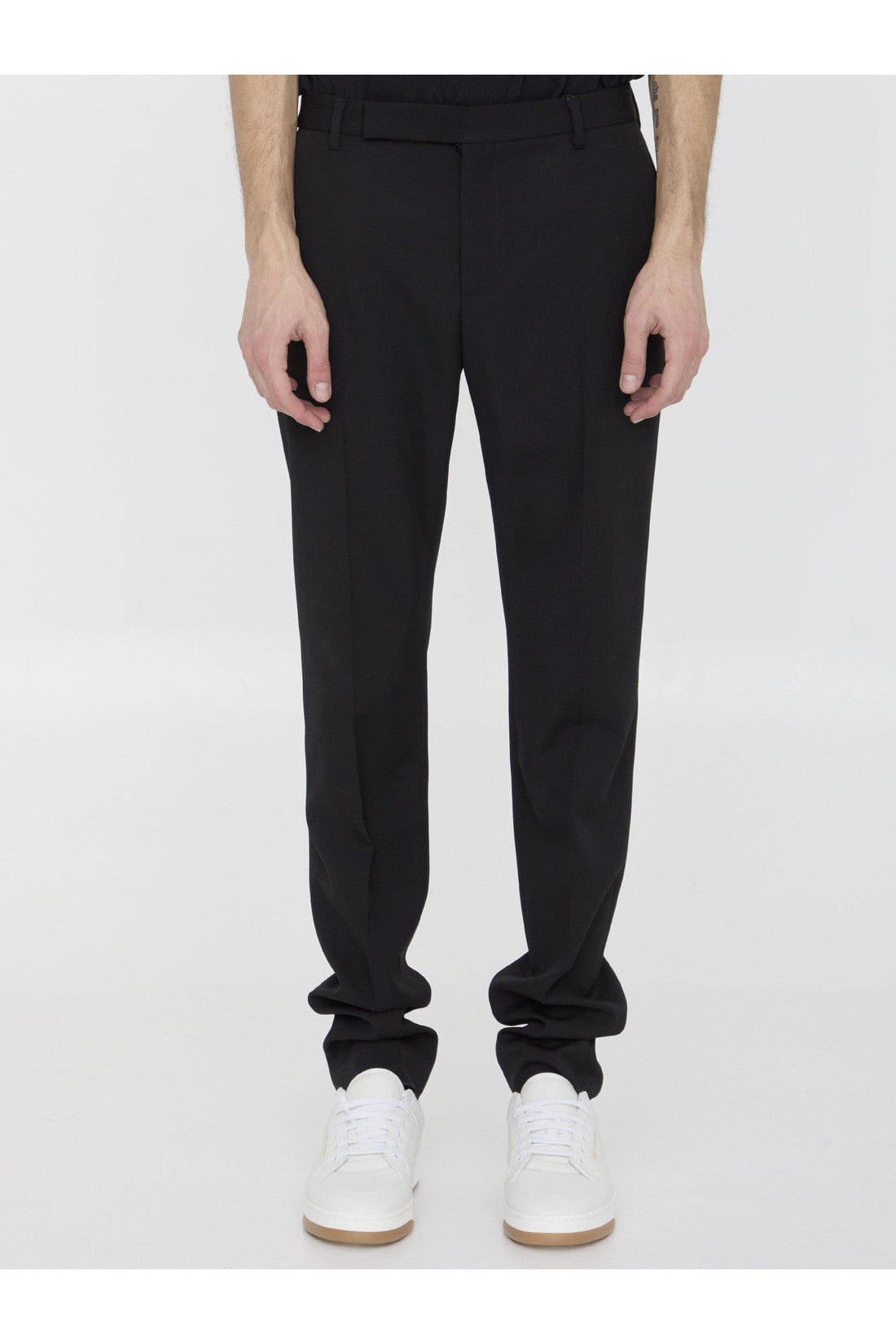 SAINT LAURENT-OUTLET-SALE-Wool trousers-ARCHIVIST