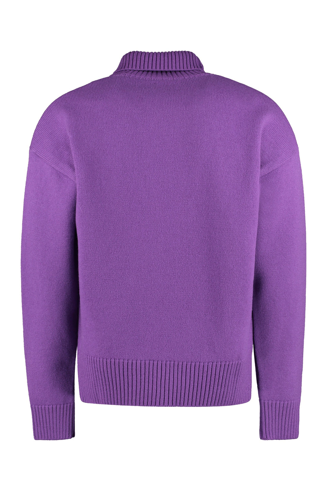 AMI PARIS-OUTLET-SALE-Wool turtleneck sweater-ARCHIVIST