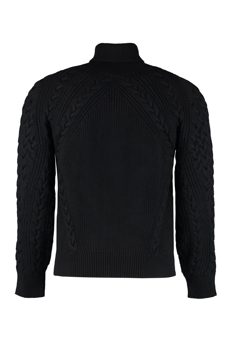 Zegna-OUTLET-SALE-Wool turtleneck sweater-ARCHIVIST