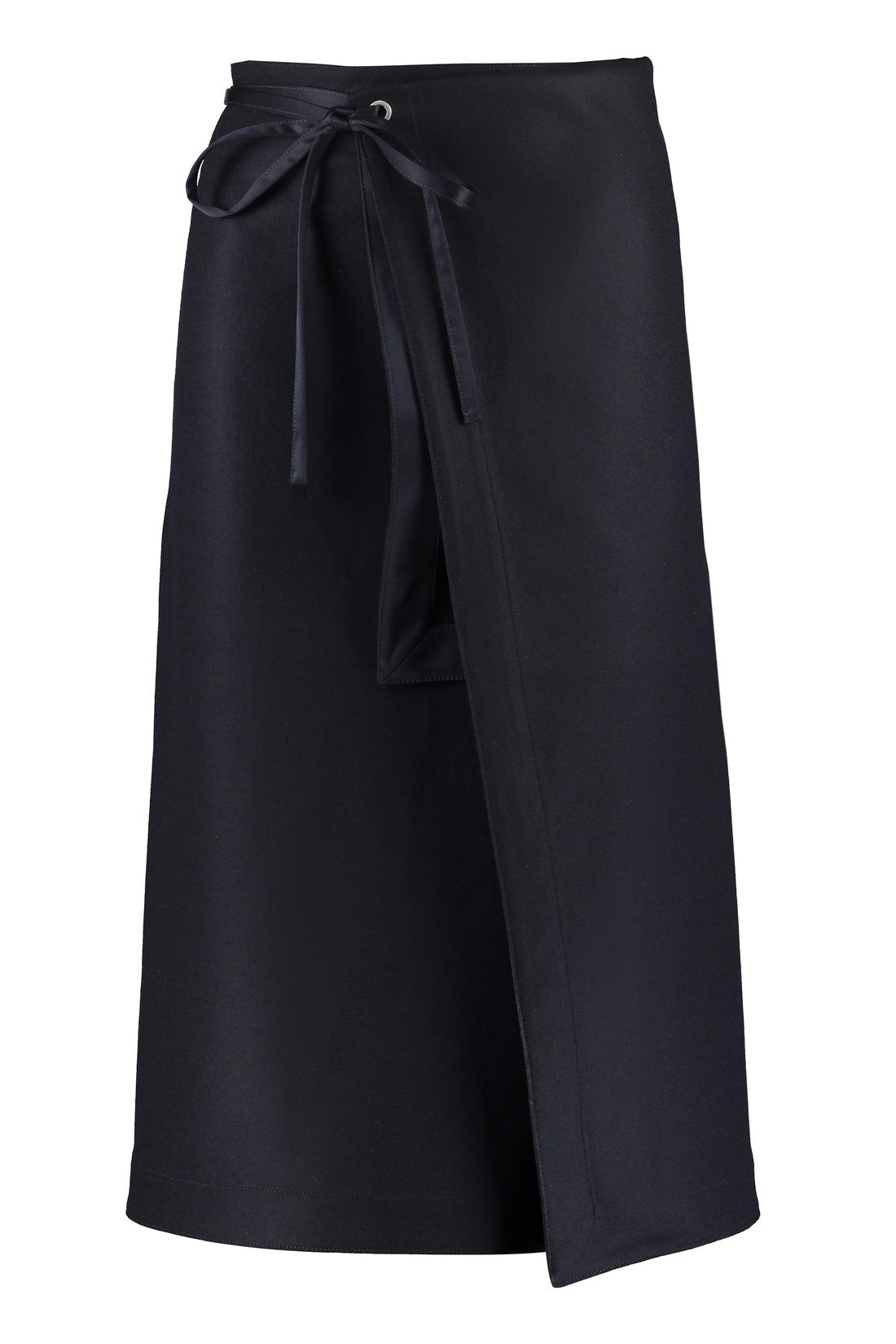 Jil Sander-OUTLET-SALE-Wool wrap skirt-ARCHIVIST