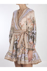 ZIMMERMANN-OUTLET-SALE-Wylie mini wrap frill dress-ARCHIVIST