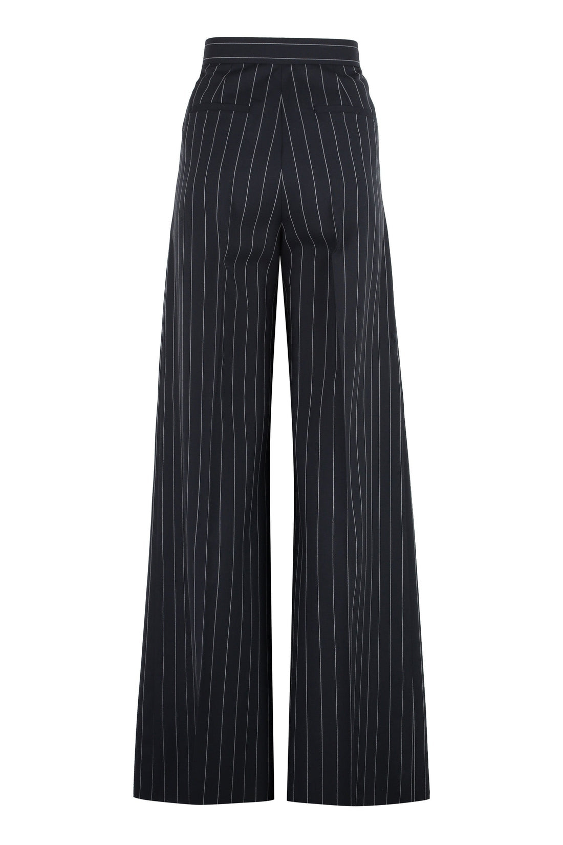 Max Mara-OUTLET-SALE-Xavier pinstriped wool trousers-ARCHIVIST