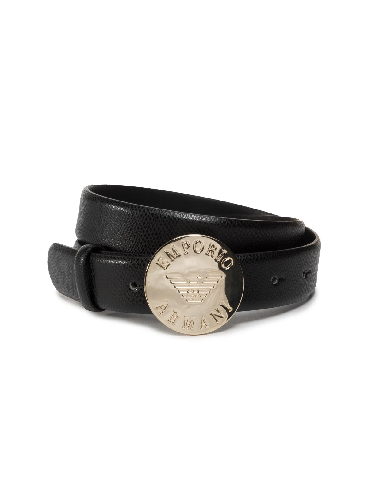 Emporio Armani-OUTLET-SALE-Logo Buckle Belt-ARCHIVIST