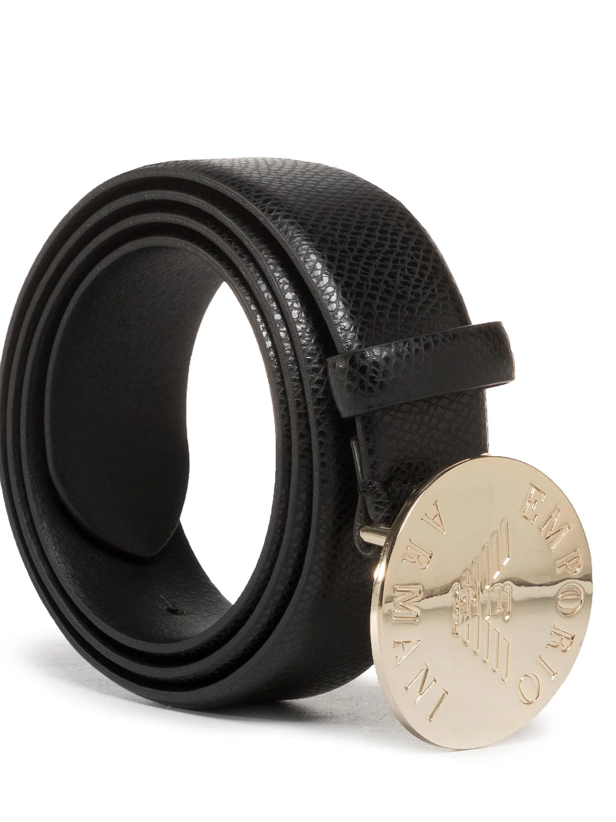 Emporio Armani-OUTLET-SALE-Logo Buckle Belt-ARCHIVIST