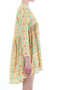 JEREMY SCOTT-OUTLET-SALE-Yellow floral dress-ARCHIVIST