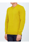 ROBERTO COLLINA-OUTLET-SALE-Yellow merino wool sweater-ARCHIVIST