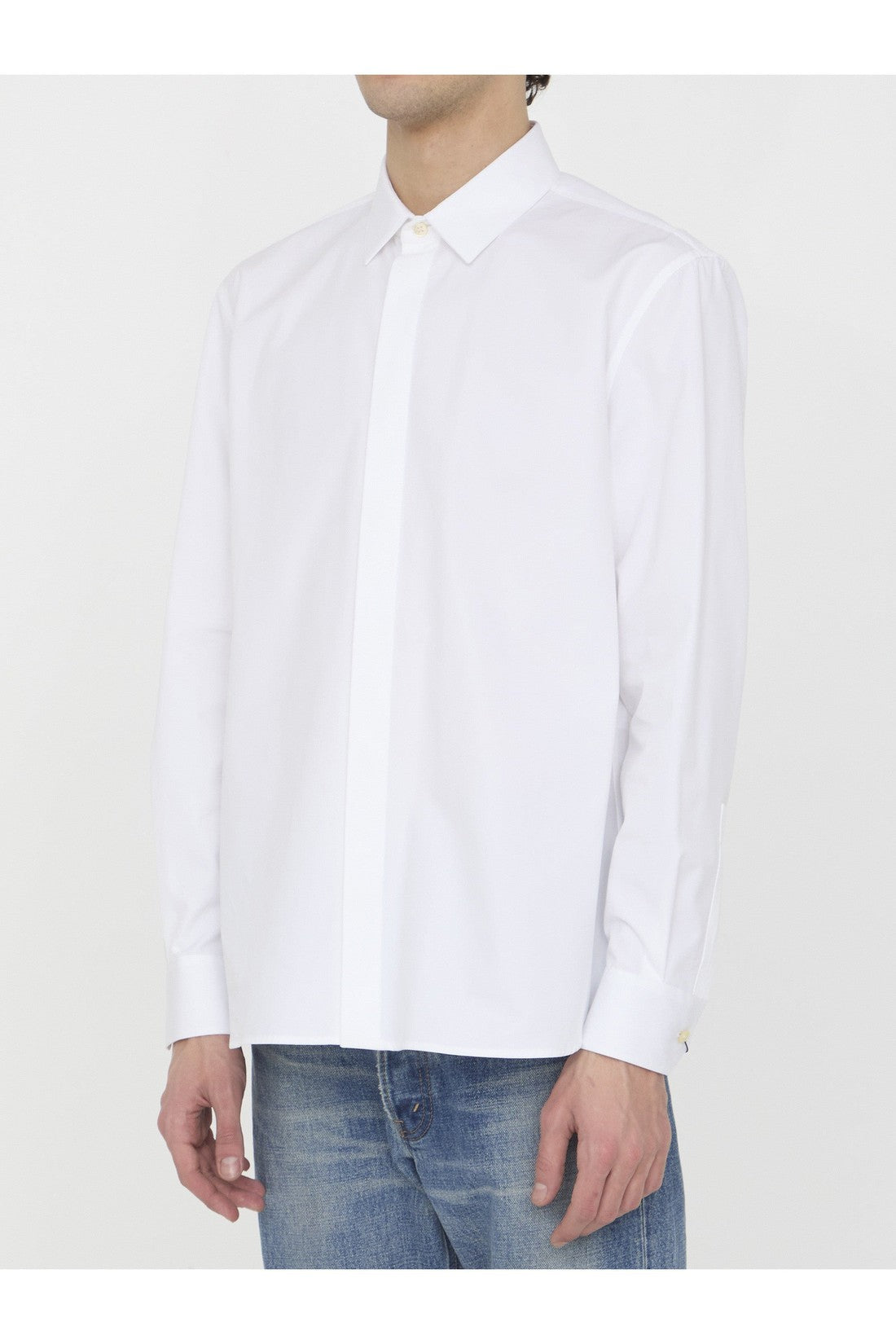 SAINT LAURENT-OUTLET-SALE-Yves collar shirt-ARCHIVIST