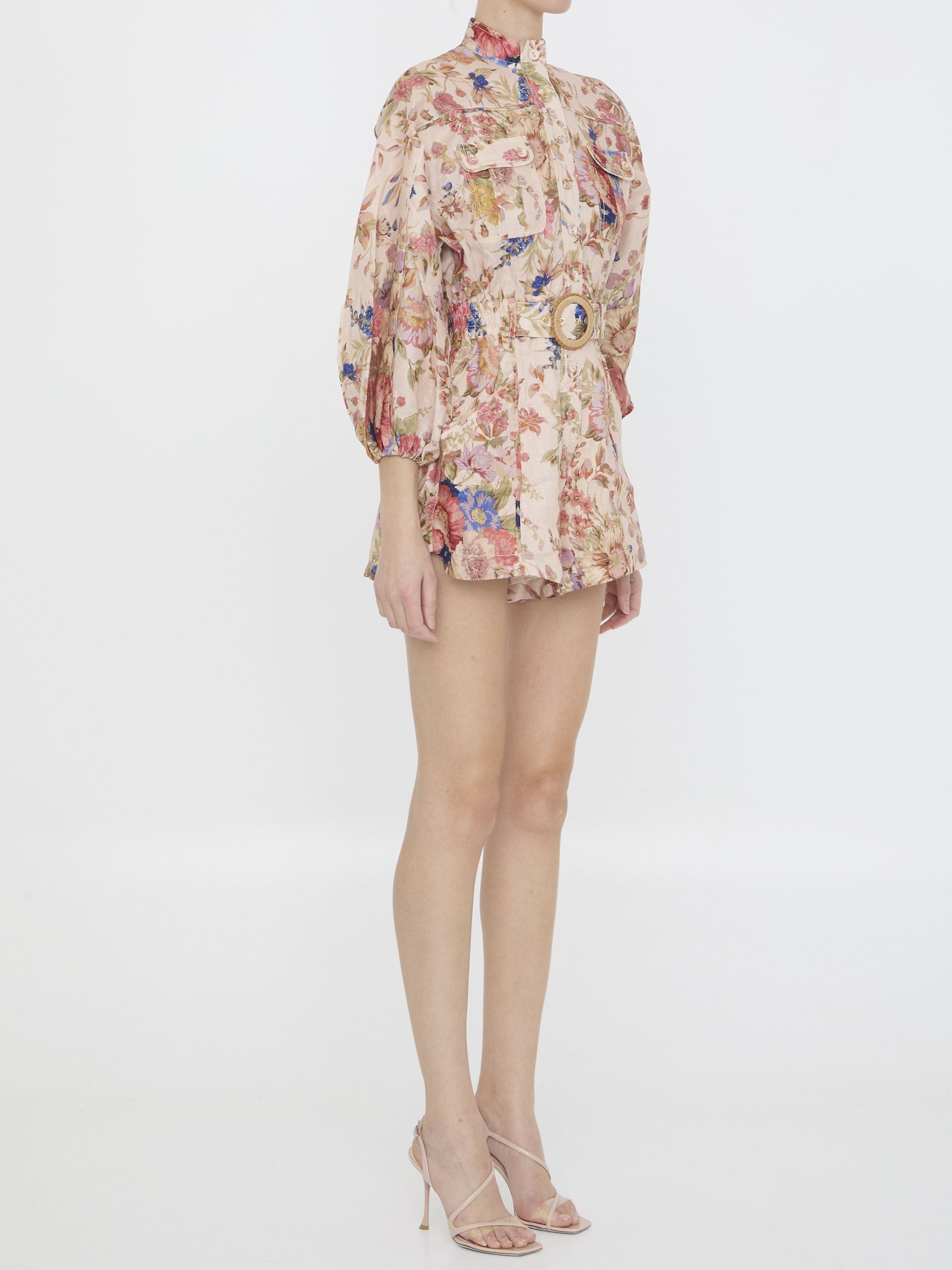 August Panelled playsuit