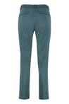 Max Mara-OUTLET-SALE-Zanna stretch cotton slim fit trousers-ARCHIVIST