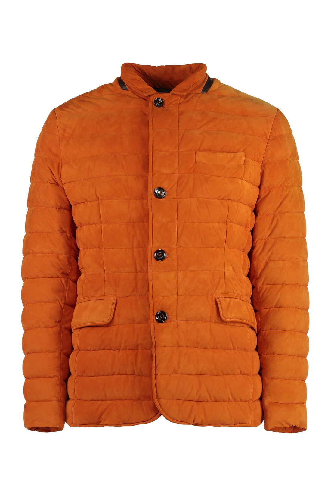 Moorer-OUTLET-SALE-Zavyer leather padded jacket-ARCHIVIST