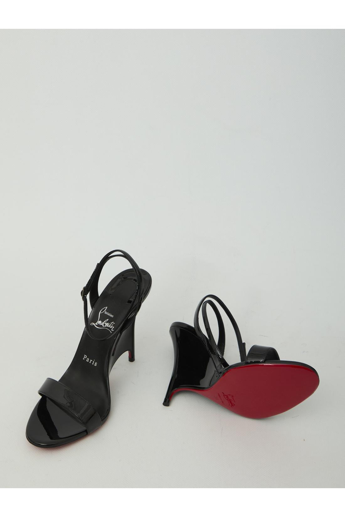 Christian Louboutin-OUTLET-SALE-Zeezeenella 100 sandals-ARCHIVIST