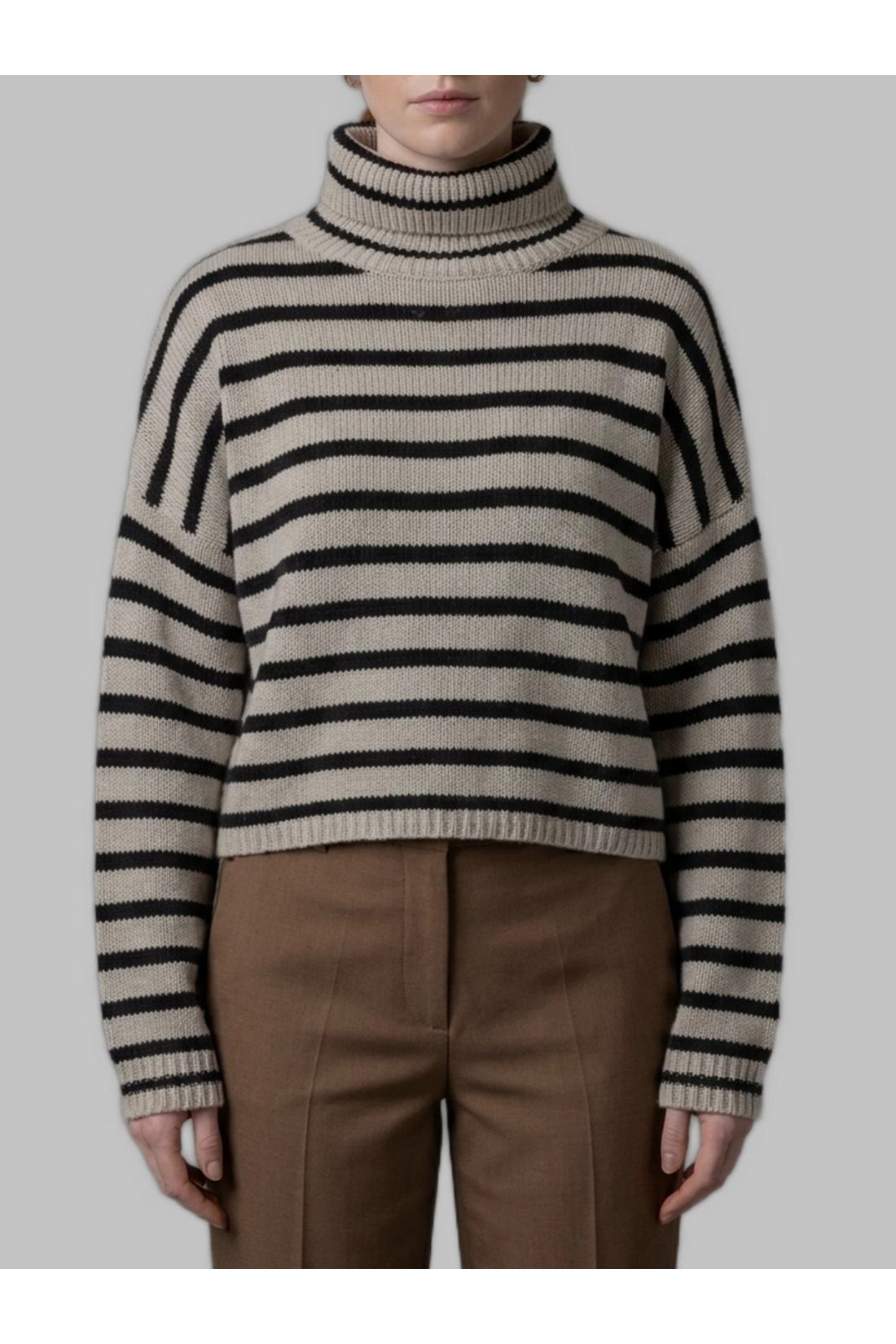 Lisa Yang-OUTLET-SALE-Zerlina stripes sweater-ARCHIVIST