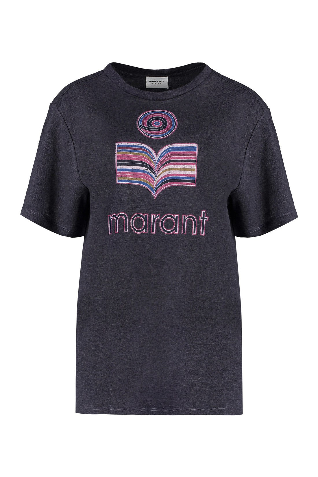 Isabel Marant Étoile-OUTLET-SALE-Zewel logo print t-shirt-ARCHIVIST