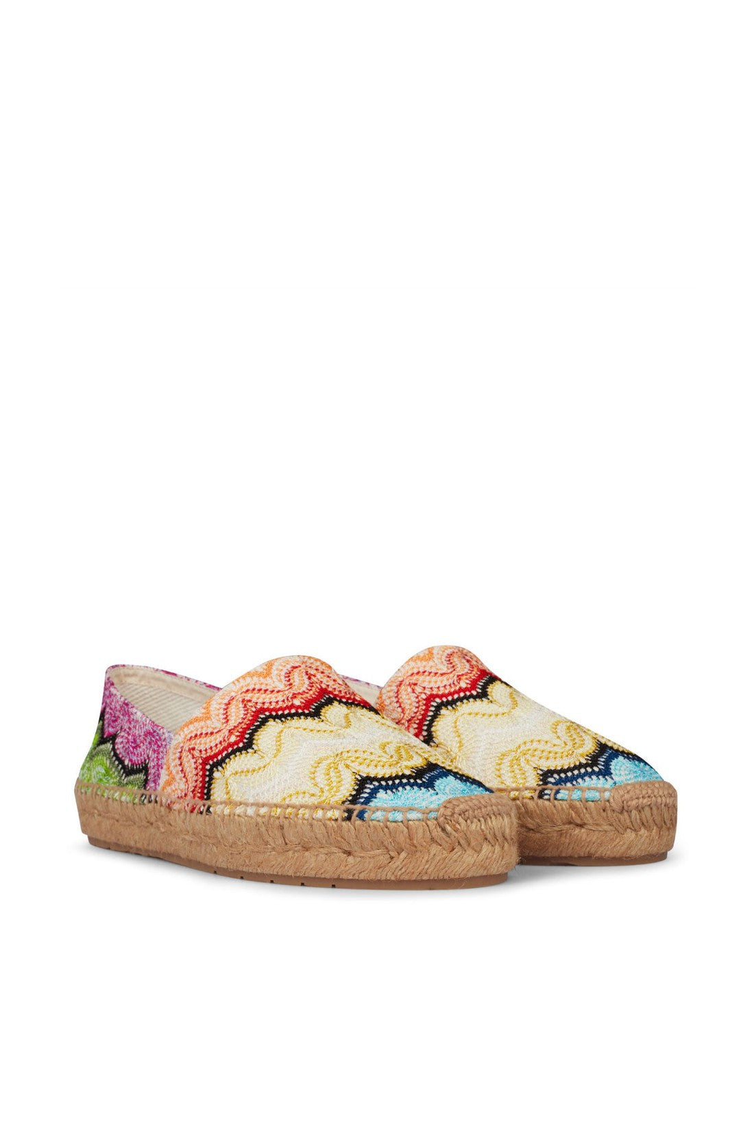 Missoni-OUTLET-SALE-Zig Zag Knitted Espadrilles-ARCHIVIST