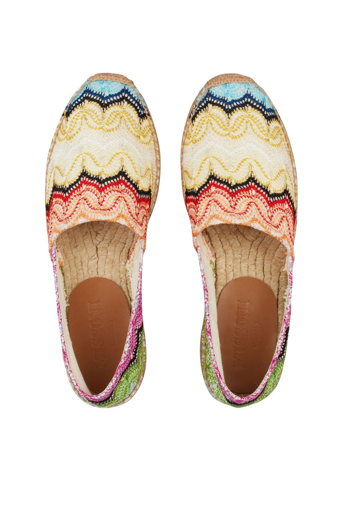 Missoni-OUTLET-SALE-Zig Zag Knitted Espadrilles-ARCHIVIST