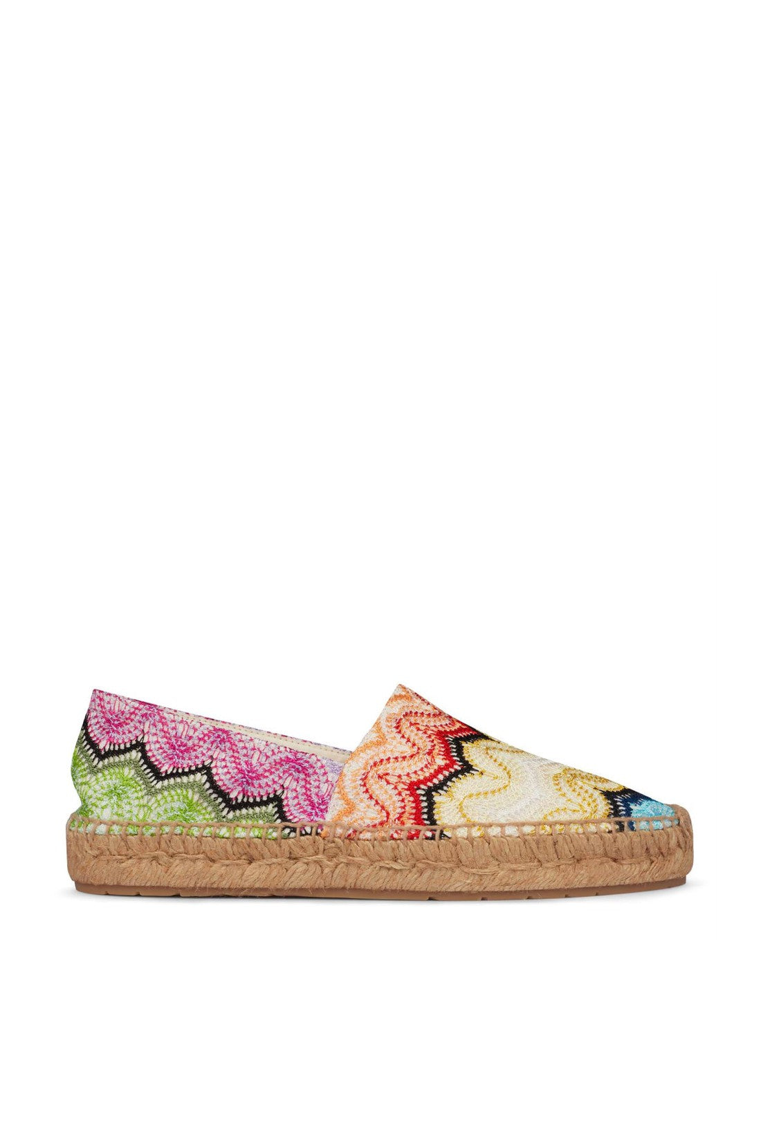 Missoni-OUTLET-SALE-Zig Zag Knitted Espadrilles-ARCHIVIST