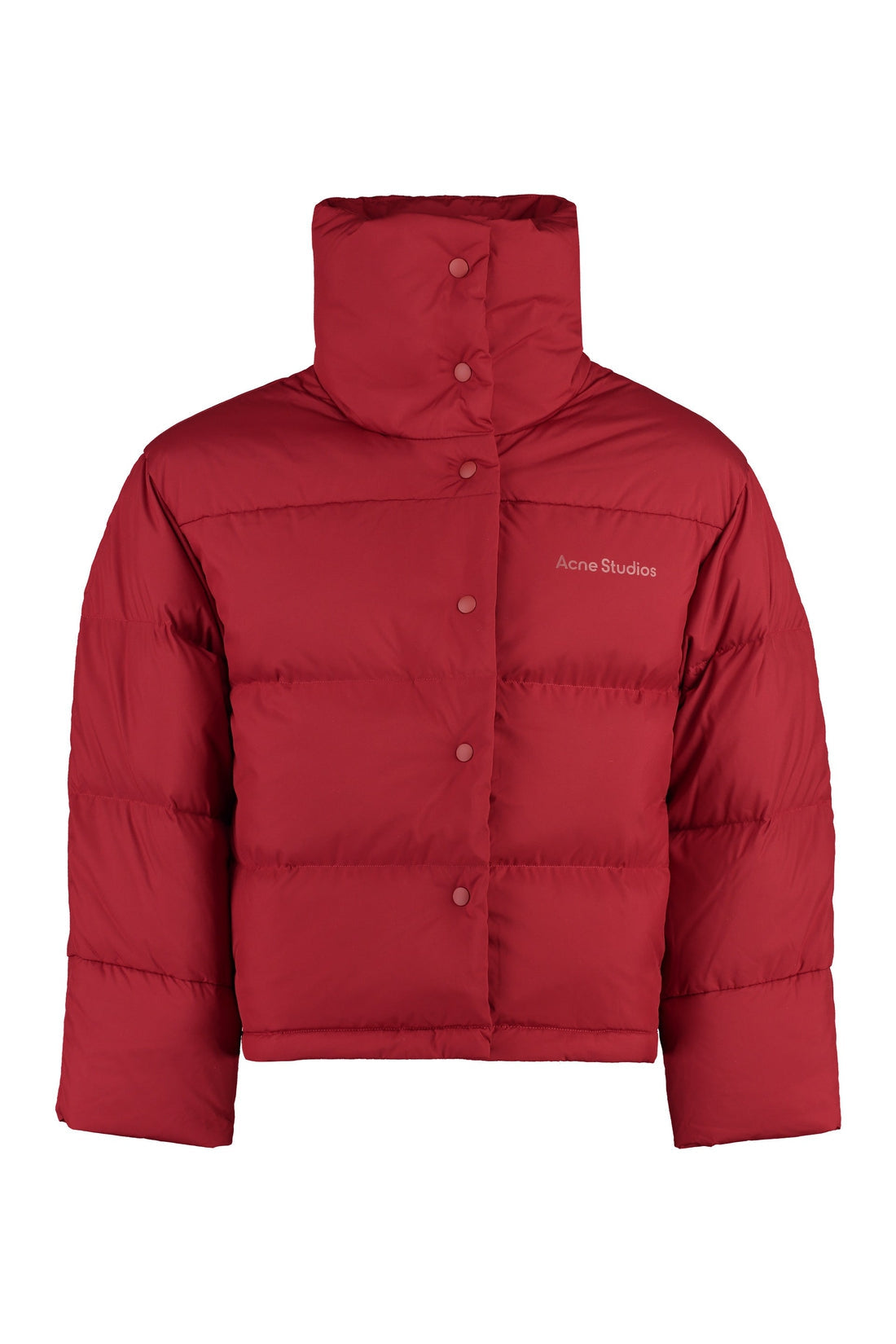 Acne Studios-OUTLET-SALE-Zip and snap button fastening down jacket-ARCHIVIST