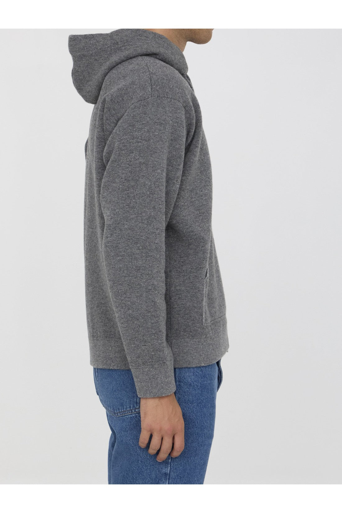 ROBERTO COLLINA-OUTLET-SALE-Zip-up hooded sweater-ARCHIVIST