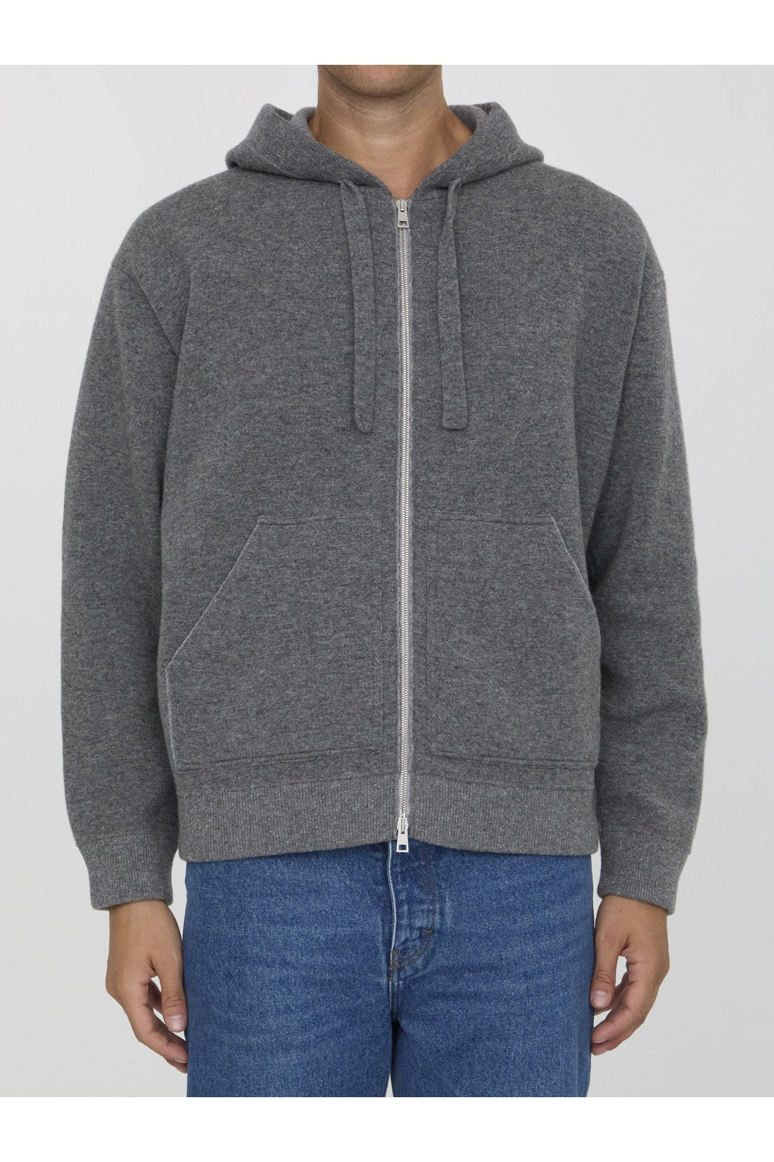 ROBERTO COLLINA-OUTLET-SALE-Zip-up hooded sweater-ARCHIVIST