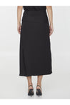 JIL SANDER-OUTLET-SALE-Zipped midi skirt-ARCHIVIST