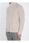 Roberto Collina-OUTLET-SALE-Zipped ribbed sweatshirt-ARCHIVIST