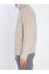 Roberto Collina-OUTLET-SALE-Zipped ribbed sweatshirt-ARCHIVIST