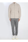 Roberto Collina-OUTLET-SALE-Zipped ribbed sweatshirt-ARCHIVIST