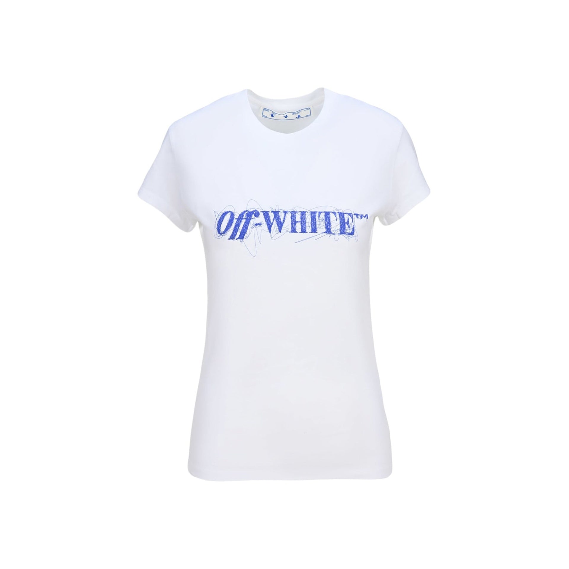 Off White-Off-White Pen Logo T-Shirt-WOMEN CLOTHING-Black-Deal-Outlet-by-ARCHIVIST