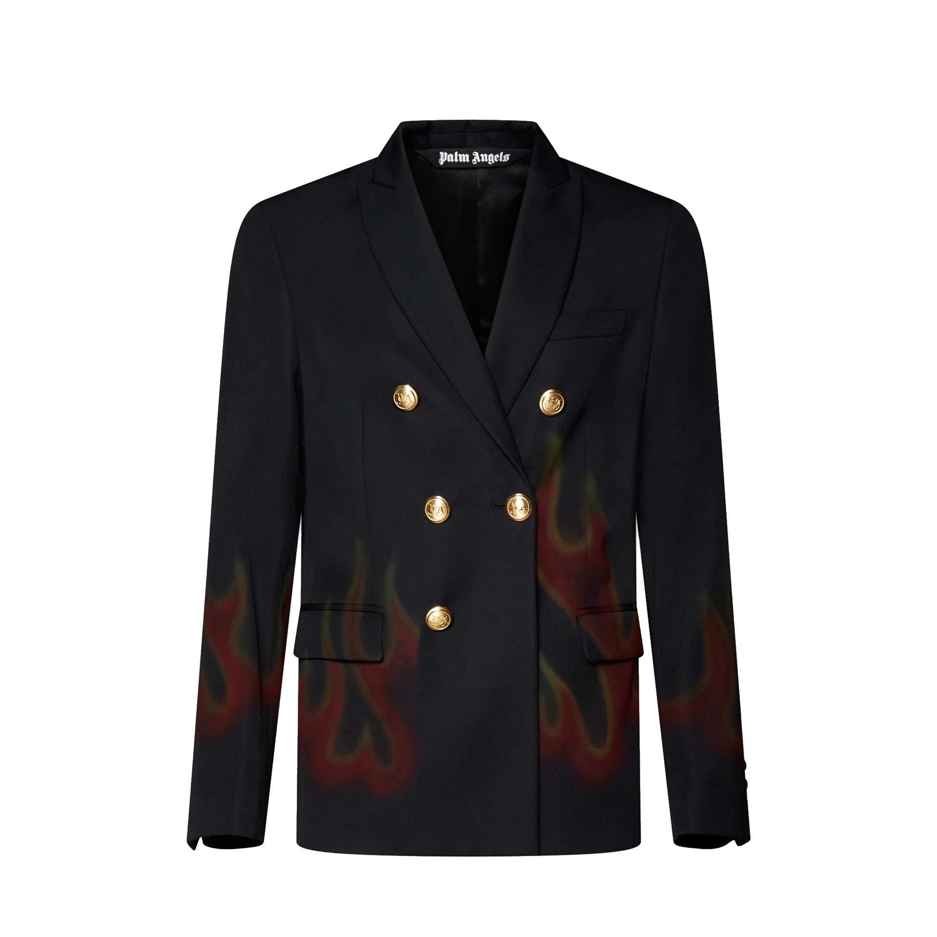 Palm Angels-Palm Angels Fire Blazer-MEN CLOTHING-Black-Deal-Outlet-by-ARCHIVIST