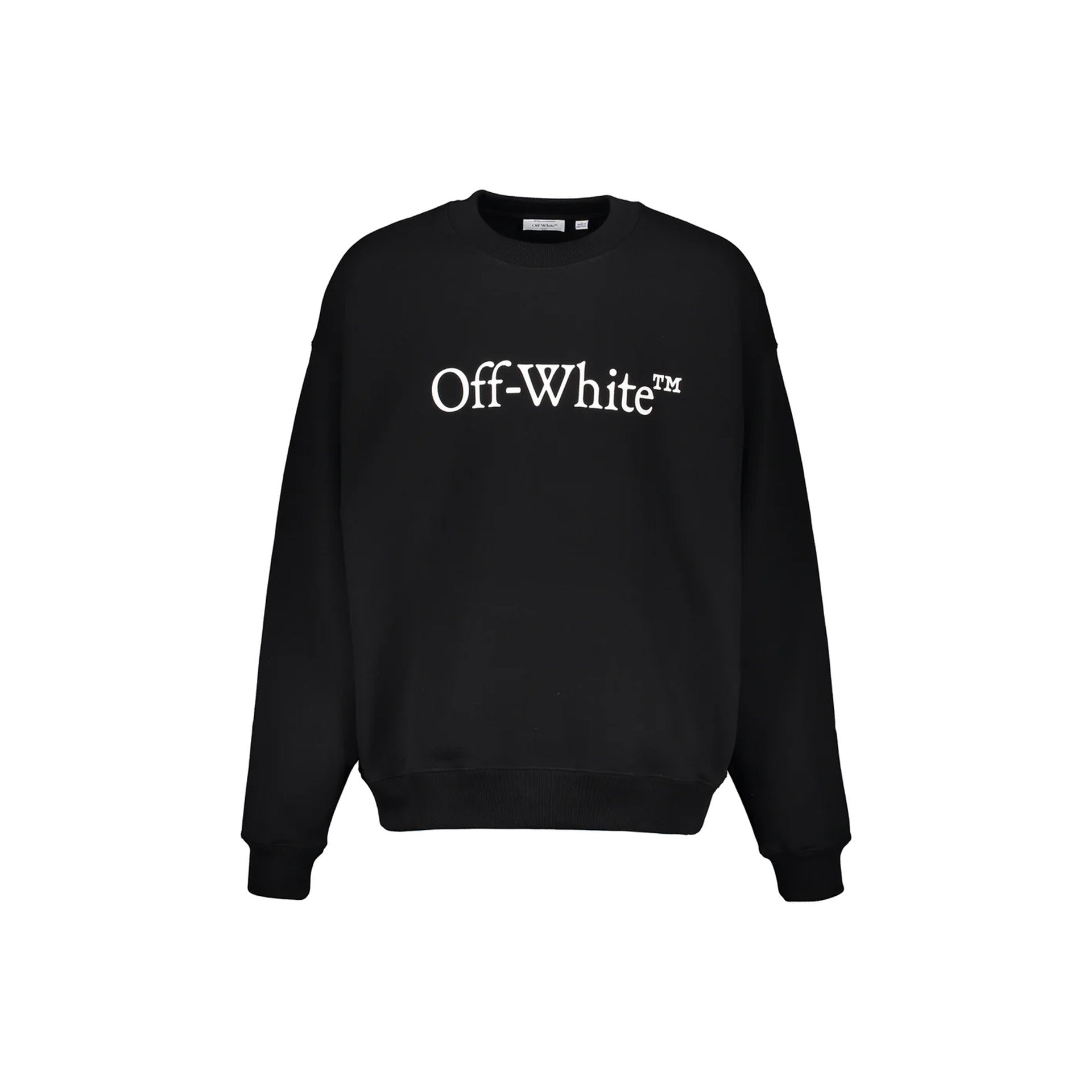 Off White-Off-White Logo Sweatshirt-MEN CLOTHING-Black-Deal-Outlet-by-ARCHIVIST