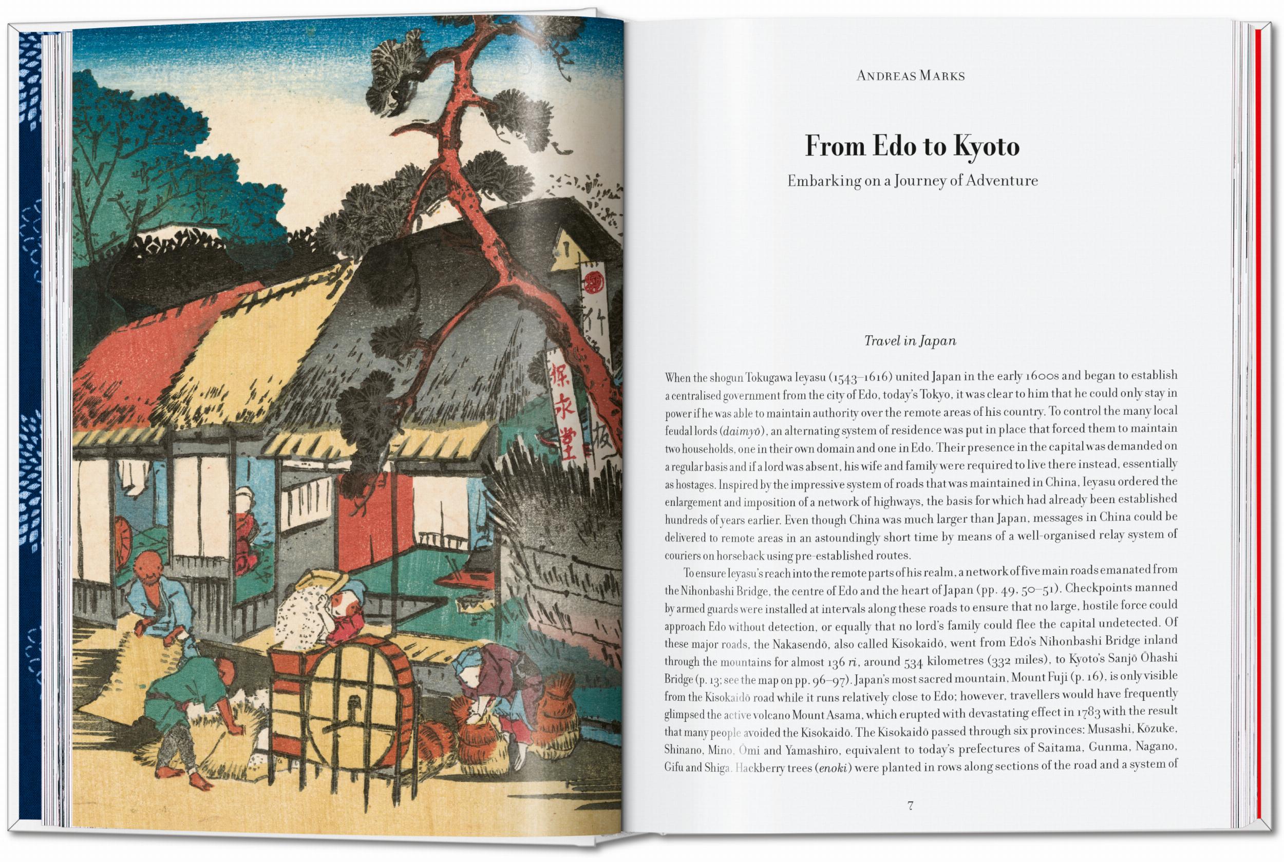 Taschen-Hiroshige & Eisen. The Sixty-Nine Stations along the Kisokaido. 40th Ed. (Spanish, English, Italian)-Art-Black-Deal-Outlet-by-ARCHIVIST