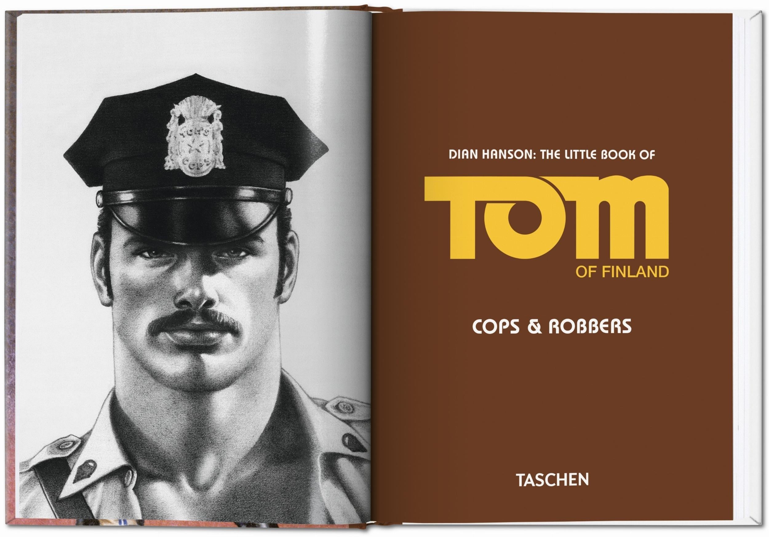 Taschen-The Little Book of Tom. Cops & Robbers (German, French, English)-Sexy Books-Black-Deal-Outlet-by-ARCHIVIST