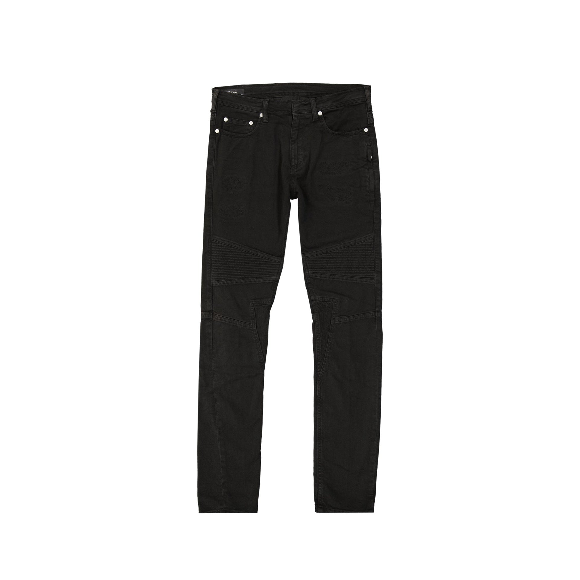 Neil Barrett-Neil Barrett Cotton Denim Jeans-MEN CLOTHING-Black-Deal-Outlet-by-ARCHIVIST