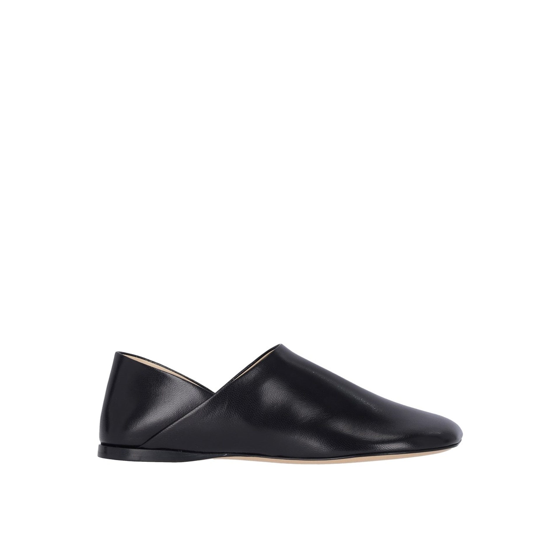 Loewe-Loewe 'Slipper Toy' Leather Loafers-WOMEN SHOES-Black-Deal-Outlet-by-ARCHIVIST