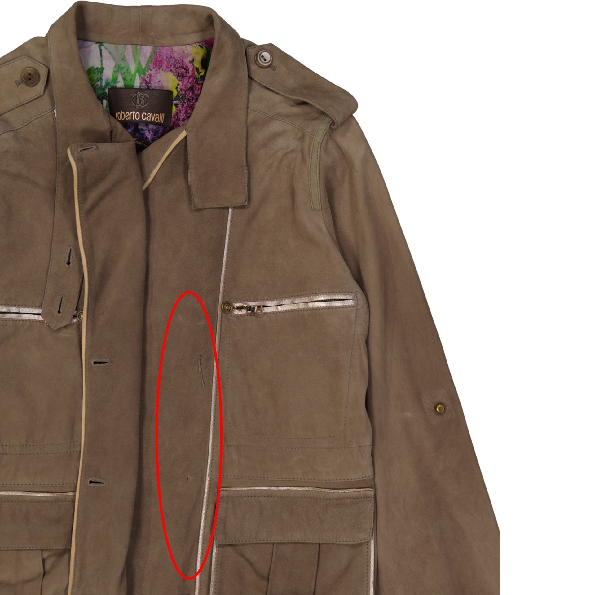 Roberto Cavalli-Roberto Cavalli Leather Jacket-WOMEN CLOTHING-Black-Deal-Outlet-by-ARCHIVIST