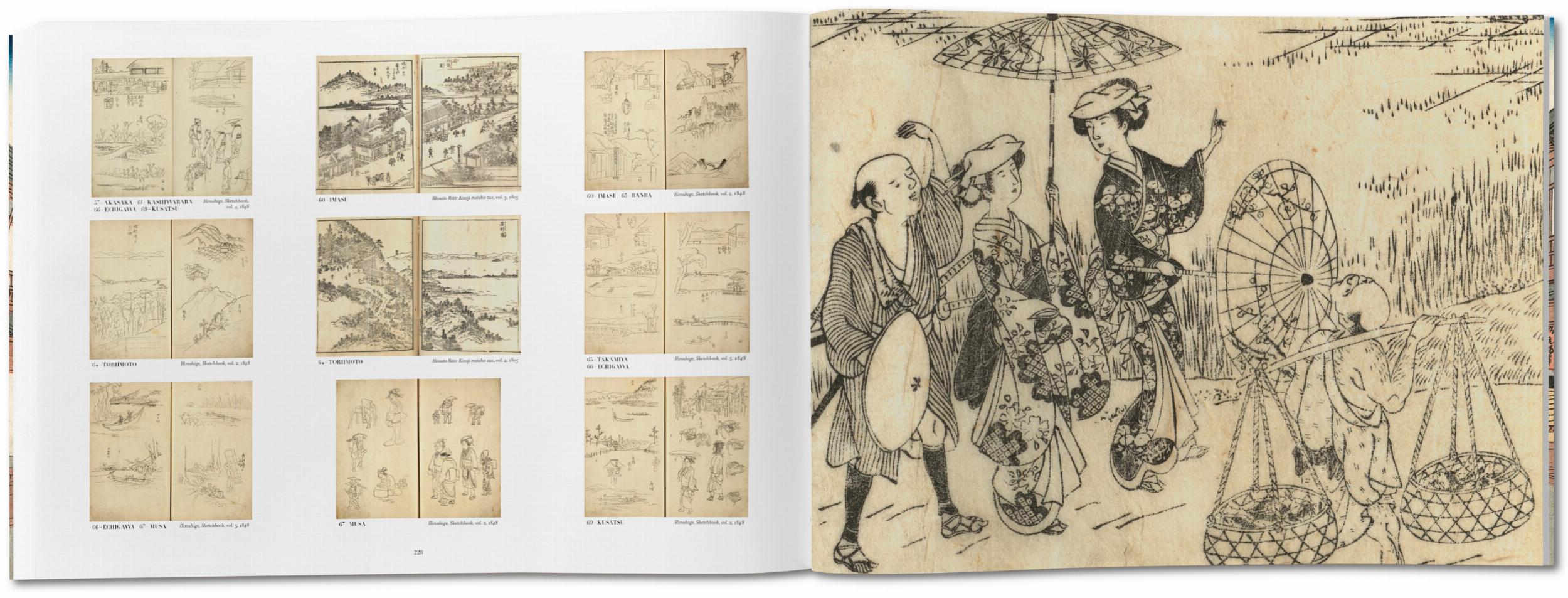 Taschen-Hiroshige & Eisen. The Sixty-Nine Stations along the Kisokaido (German, French, English)-Art-Black-Deal-Outlet-by-ARCHIVIST