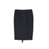 Brunello Cucinelli-Brunello Cucinelli Wool Striped Skirt-WOMEN CLOTHING-Black-Deal-Outlet-by-ARCHIVIST