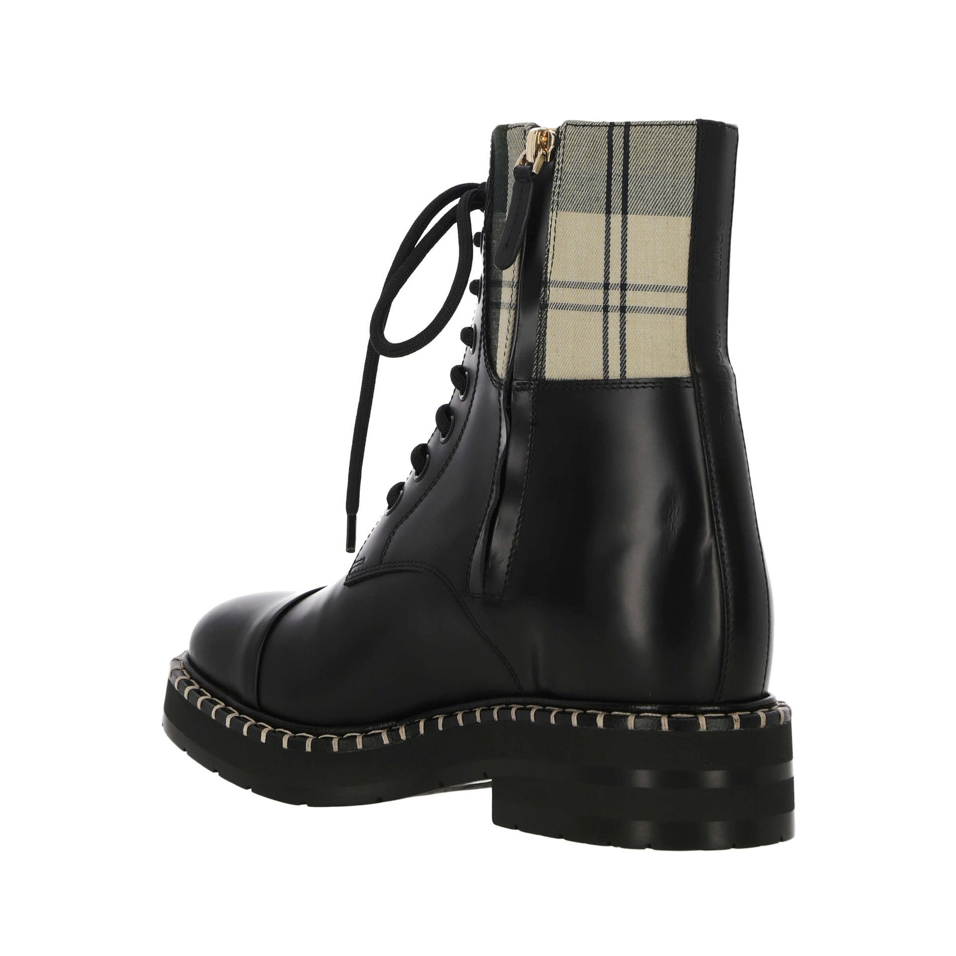 See By Chloe-Barbour X Chloe Boots-WOMEN SHOES-Black-Deal-Outlet-by-ARCHIVIST