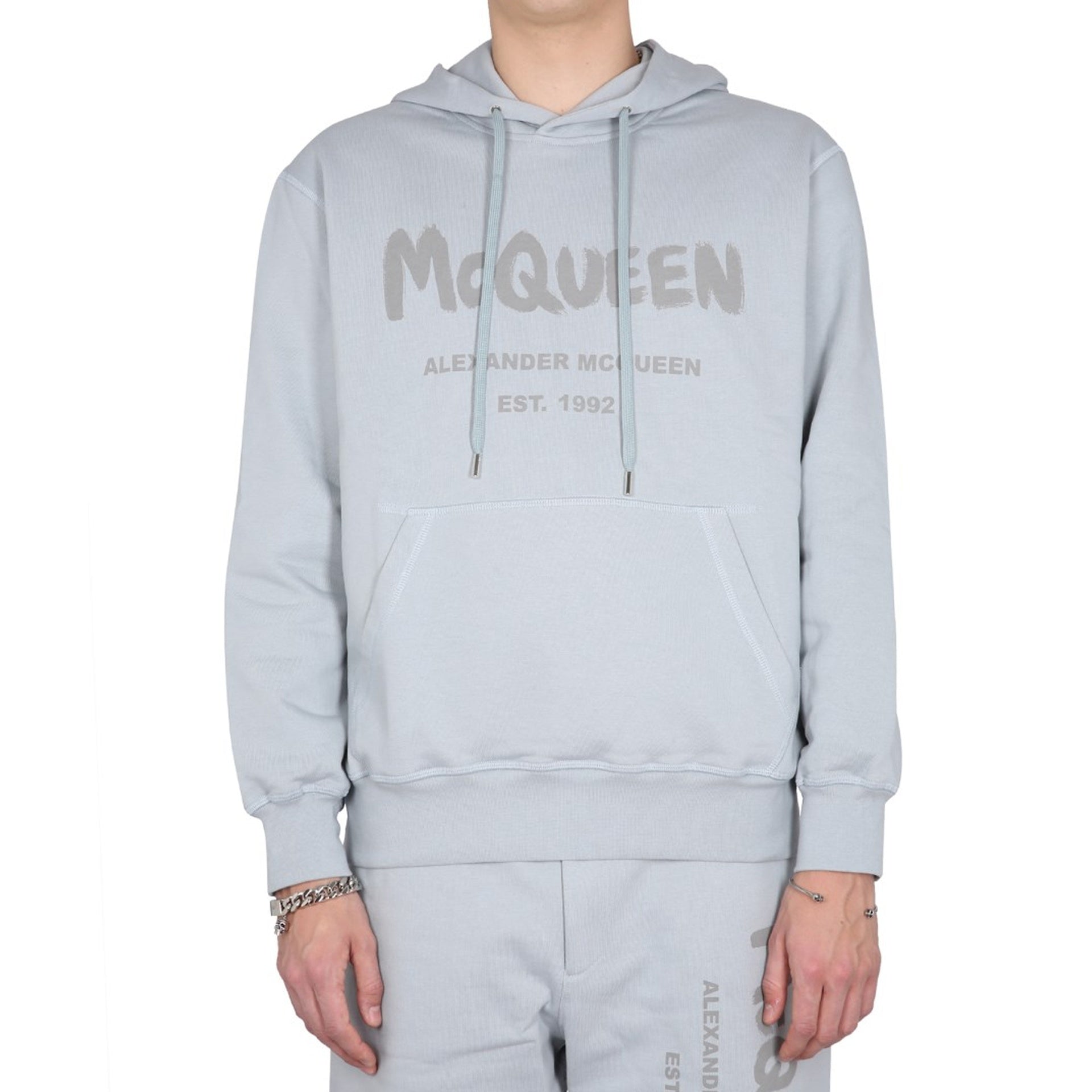 Alexander McQueen Hoodie Sweatshirt-MEN CLOTHING-ALEXANDER MCQUEEN-ARCHIVIST