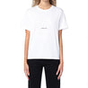 Saint Laurent-Saint Laurent Cotton Logo T-Shirt-WOMEN CLOTHING-Black-Deal-Outlet-by-ARCHIVIST