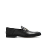 Salvatore Ferragamo-P118-Salvatore Ferragamo Gin Leather Loafers-MEN SHOES-Black-Deal-Outlet-by-ARCHIVIST