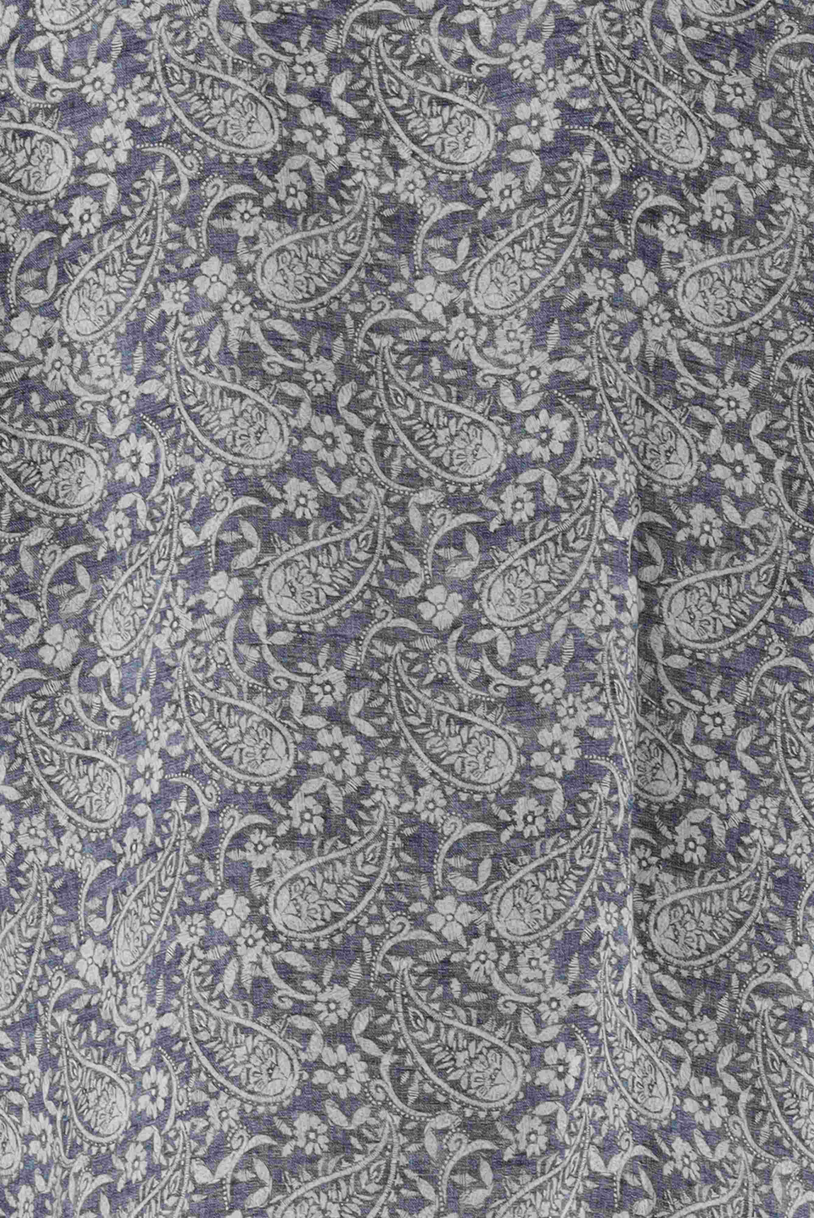 Leinenhemd | mit Paisley Druck Tailor Fit