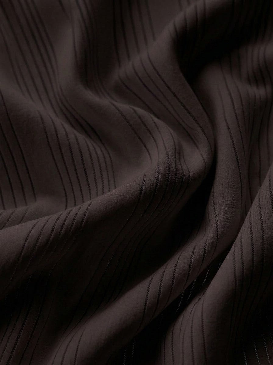 Strickhemd | mit Streifen-Struktur aus Air Cotton