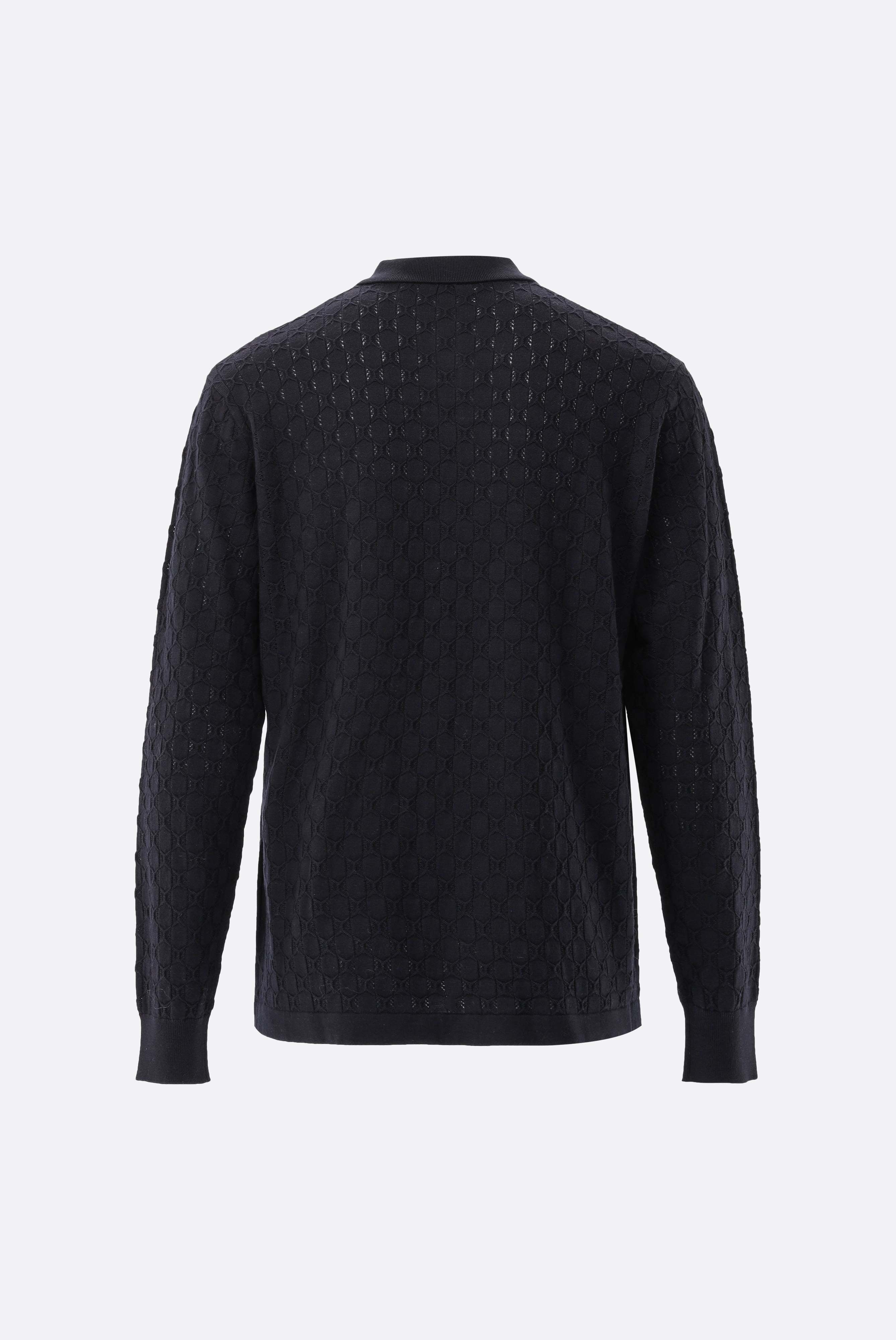 Strickhemd | mit 3-D Struktur-Strick & Pullover-Van Laack-OUTLET-ARCHIVIST-ARCHIVE-SALE